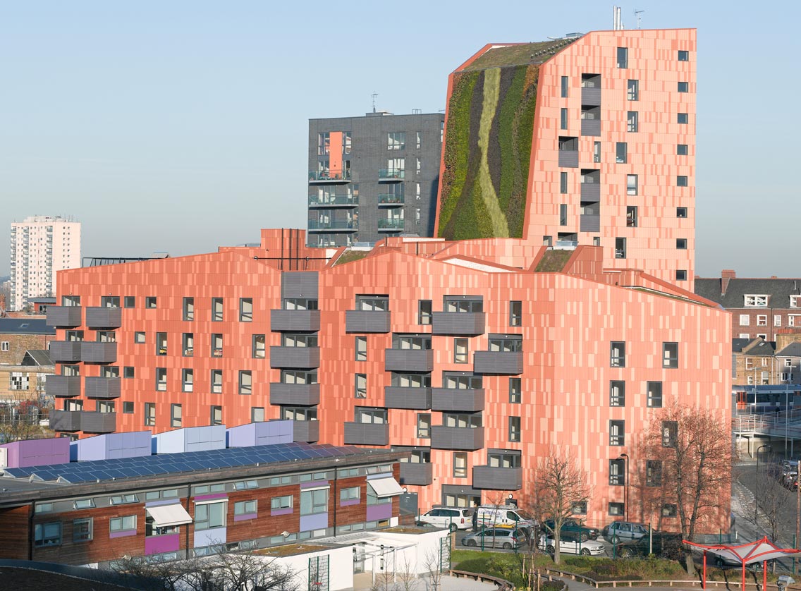 A 20m living green wall in Hackney