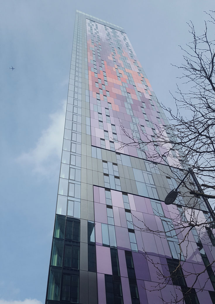 Iconic 45 storey tower dominates the Croydon skyline